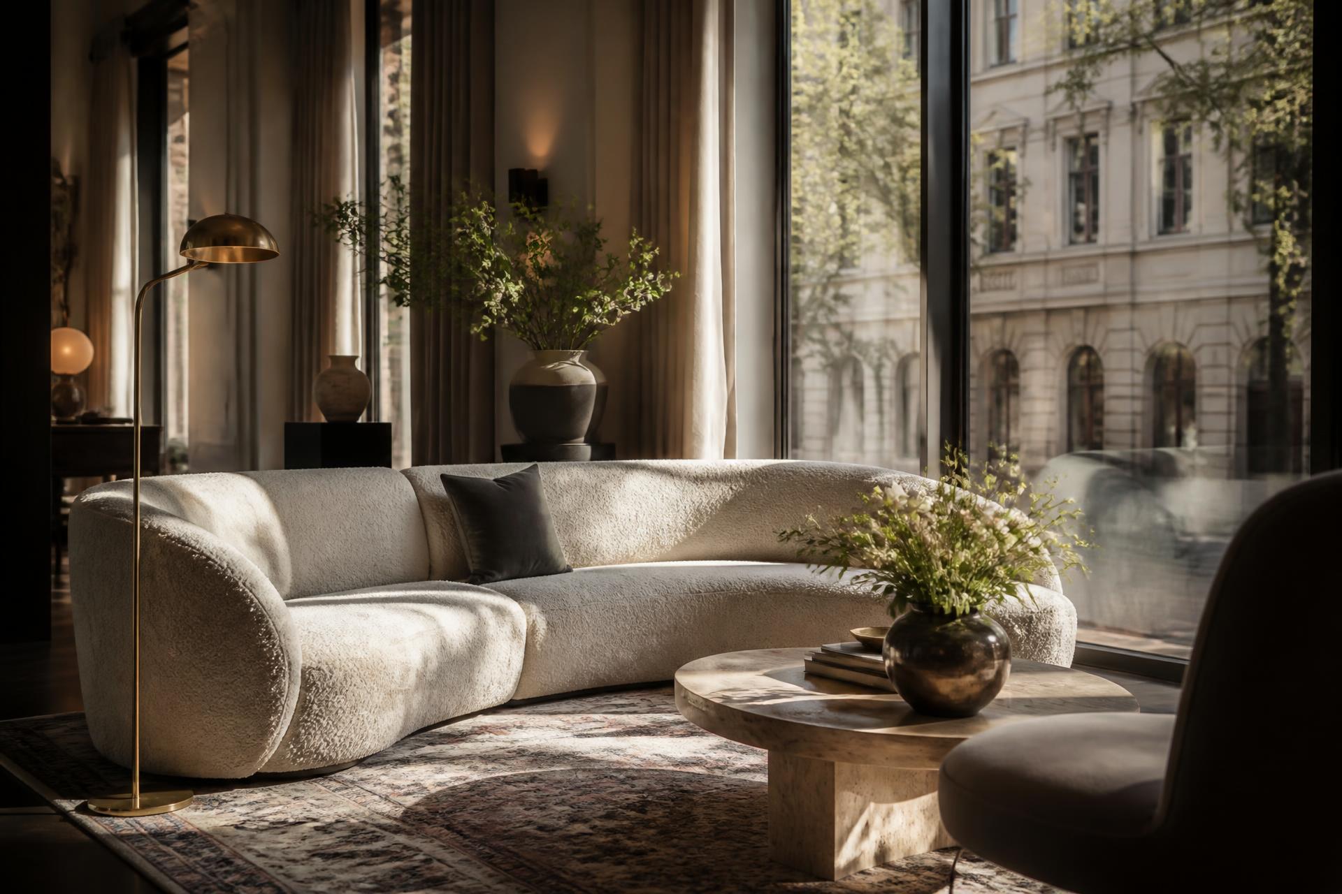 Eleganter Wohnbereich einer LE Vacation Ferienwohnung in Leipzig